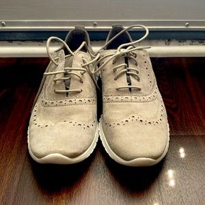 Cole Haan Women’s Zerogrand Grey Suede Oxford